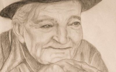 זקן – ציור של רחל טוקר שיינס